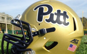 Pitt Script Football Helmet