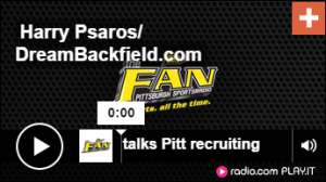 DreamBackfield.com Recruiting Expert Harry Psaros Says This Is A Good Time To Be A Pitt Football Fan
